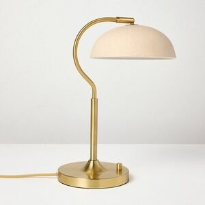 Ceramic Shade Table Lamp Brass - Hearth & Hand Magnolia, Target